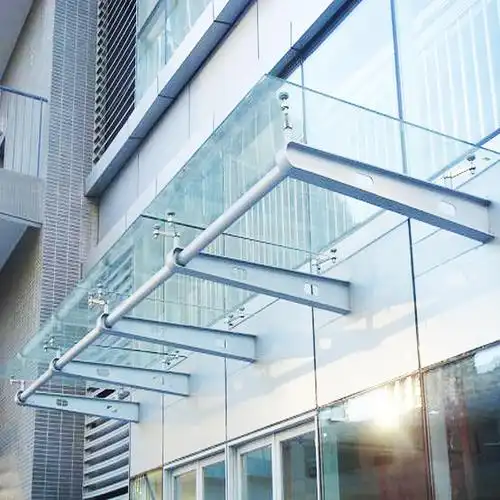 【最新玻璃雨棚欢迎来订购】价格,厂家,图片,阳篷,雨篷,上海御鹏玻璃