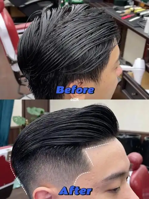 职场发型|男士侧背油头