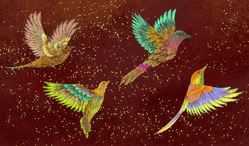 百鸟朝凤啼新春