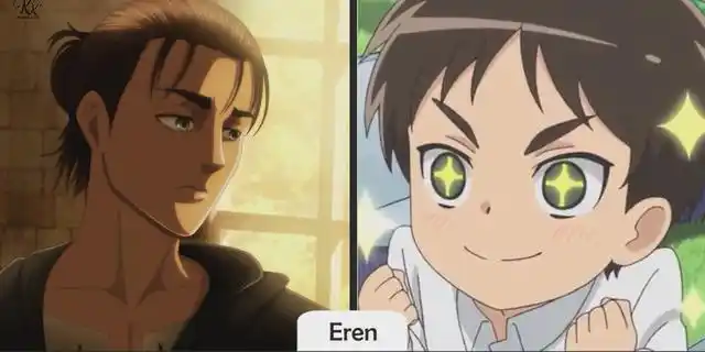 阿尔敏·阿诺德 童年阿尔敏也是个小不点,非常可爱,其性格不如艾伦