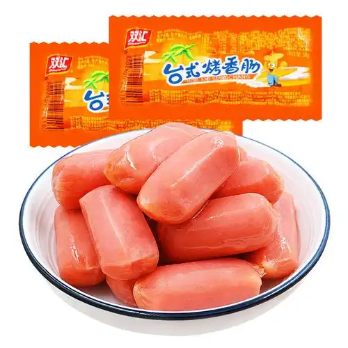 双汇台式烤香肠38g/袋 即食火腿肠香甜小肉枣热狗烤肠小包装零食
