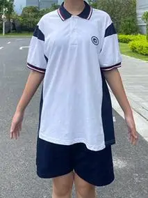 广铁一中天峰中学校服夏装t恤套装 番禺校区亚运城校服_阿里巴巴找货