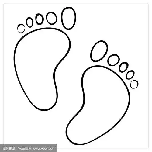 足迹剪贴画.