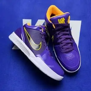 kobe 4代 紫金 科比湖人配色 42码 zk4实战篮球鞋