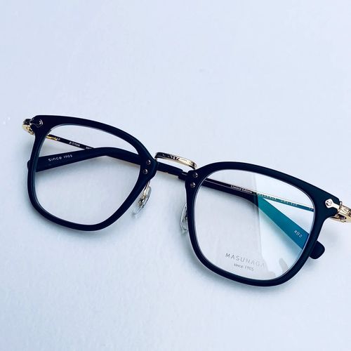 上野masunaga日本增永gms115xueno联名款金属板材眼镜架墨镜