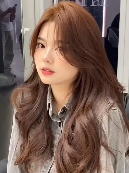 修饰脸型显脸小八字刘海圆脸女生必备发型