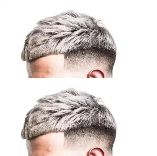 男生盖头镂空两侧刻痕