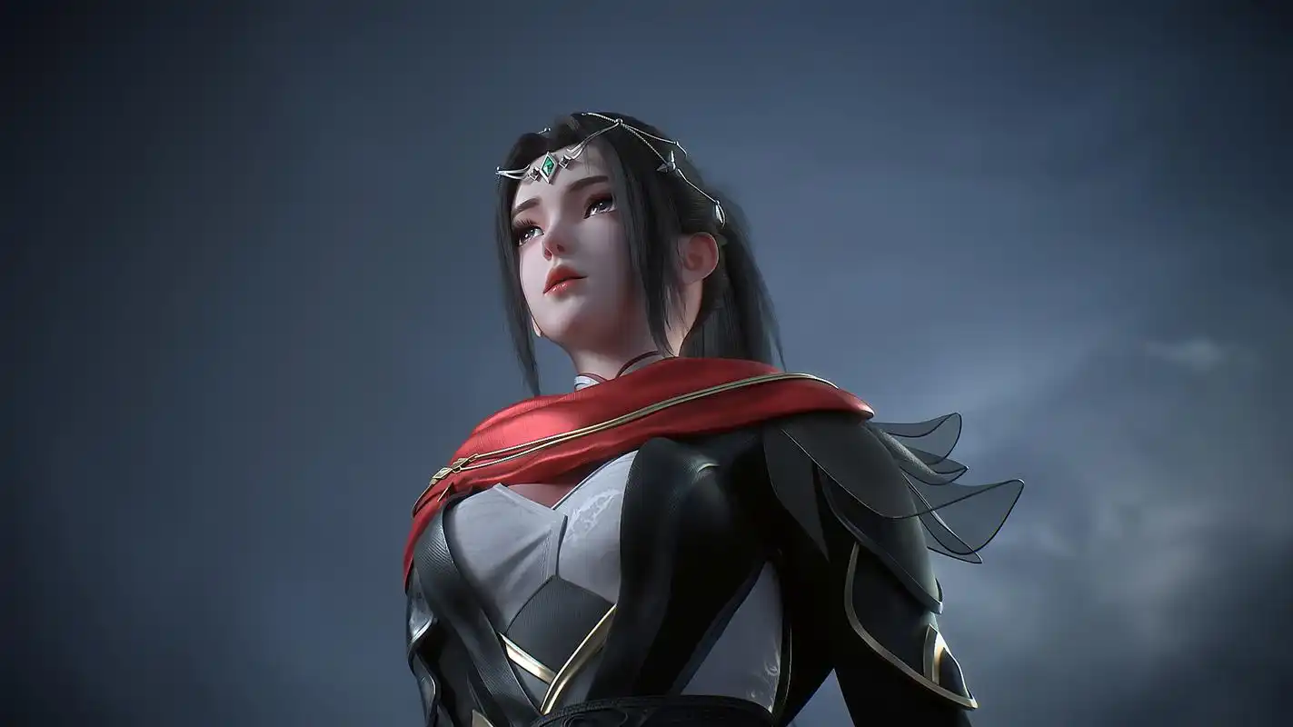 国漫女神|《百炼成神》朱千凝高清壁纸:朱师姐,东域七大家族之一朱家