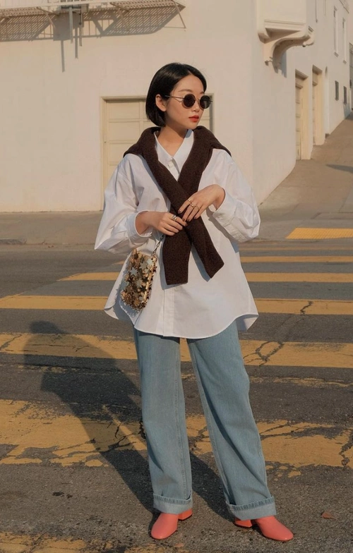 小个子的显高穿搭指南158cm的亚裔博主教你穿出时髦感