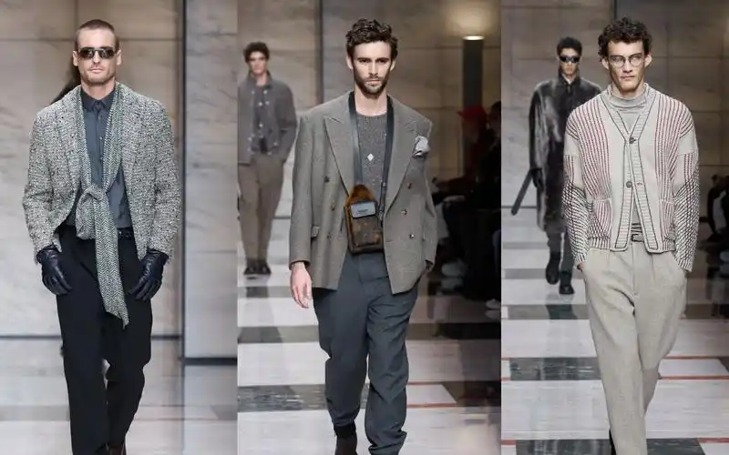 【edgo】乔治·阿玛尼 giorgio armani 2023/24 秋冬男装秀(官方高清)