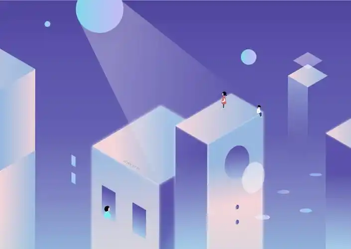 插画练习5-ai绘制3d等距立体