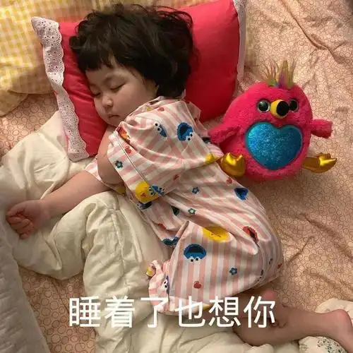 睡着了也想你可爱萌娃罗熙表情