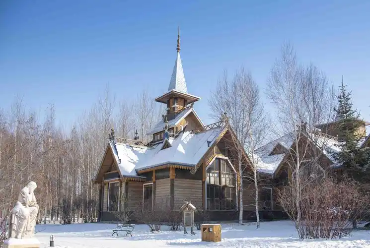 冬季哈尔滨伏尔加庄园