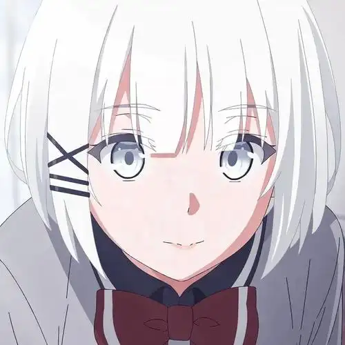 《侦探已经死了》希耶丝塔,动漫头像自剪分享,白色短发太抢眼