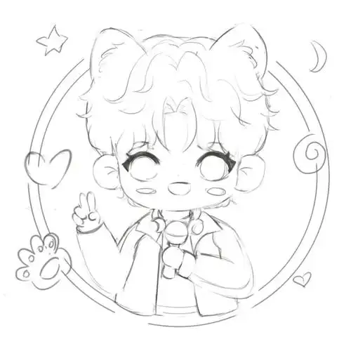 宋亚轩校服半身看我凌乱的草图