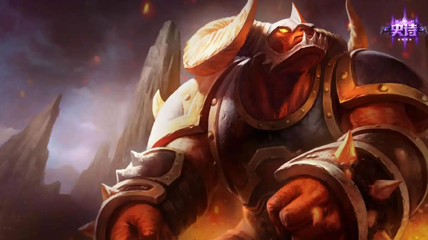 lol英雄联盟牛头酋长高清桌面壁纸图片