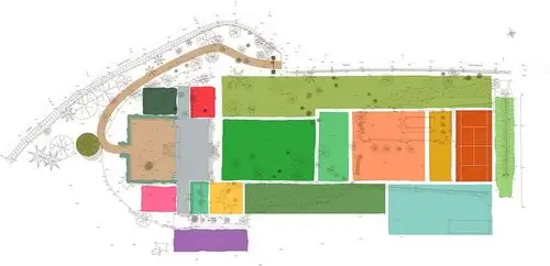 法国罗伯特庄园景观平面图-法国罗伯特庄园景观第20张图片