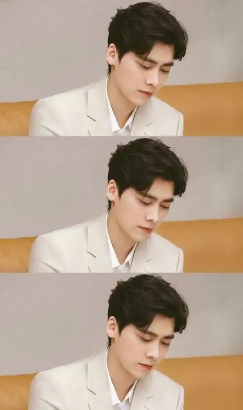 人头马xo代言人李易峰##李易峰香槟色西装造型