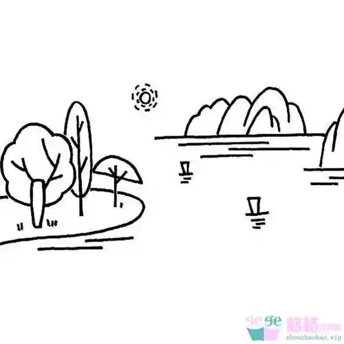 风景简笔画可爱 - 搜狗图片搜索