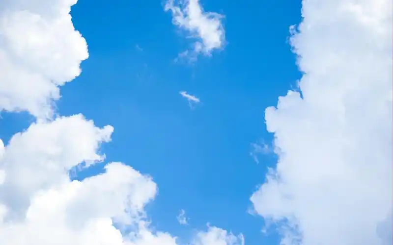 蔚蓝色的天空,风景-回车桌面