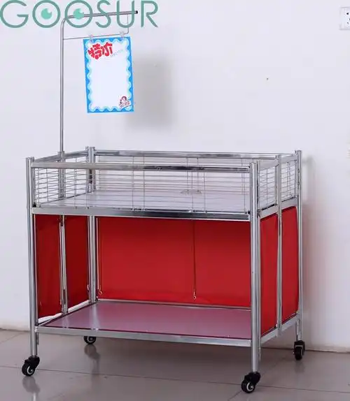 超市促销车服装店售货车花车货架促销台折叠展示架加厚电镀铁皮款