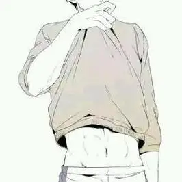 二次元男生腹肌头像 男生头像图片大全 -【爱个性】