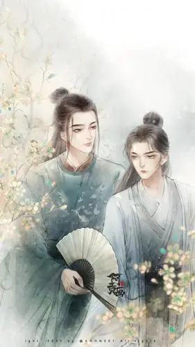 山河令手绘壁纸执子之手坐看云舒