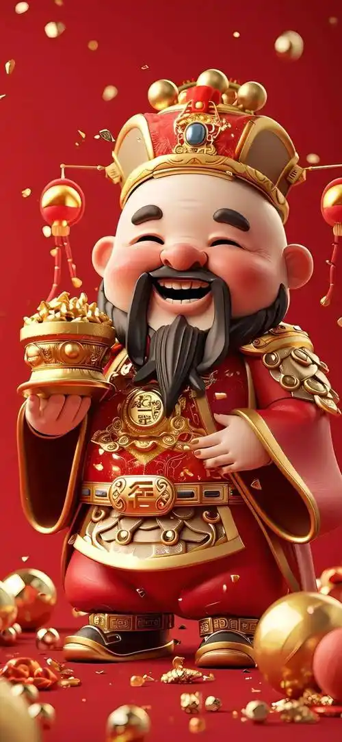 壁纸合集 | 你们要的财神爷壁纸!