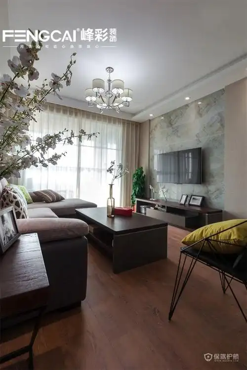 新乐花园125平三居现代简约风格装修-房屋装修效果图-保驾护航装修网