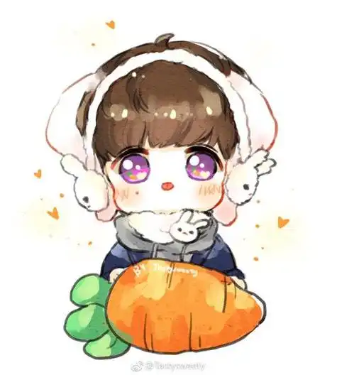 张艺兴头像q版过年 头像图片大全 -【爱个性】