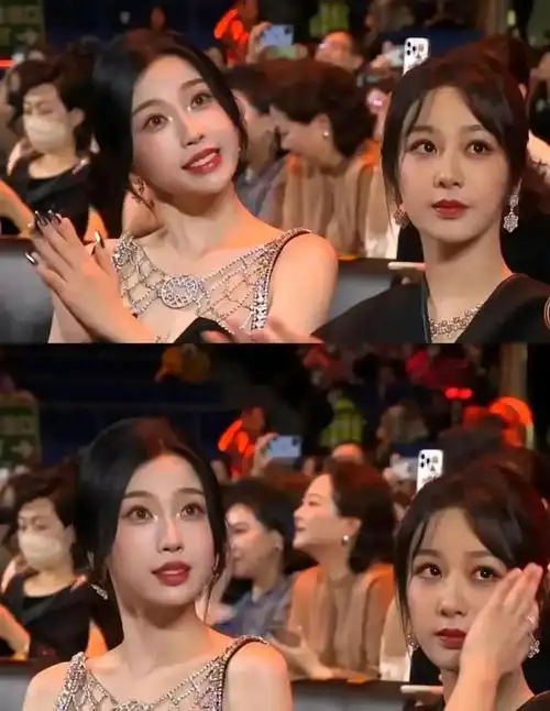 虞书欣和杨紫罕见的合影一个娇一个俏为啥被说普通