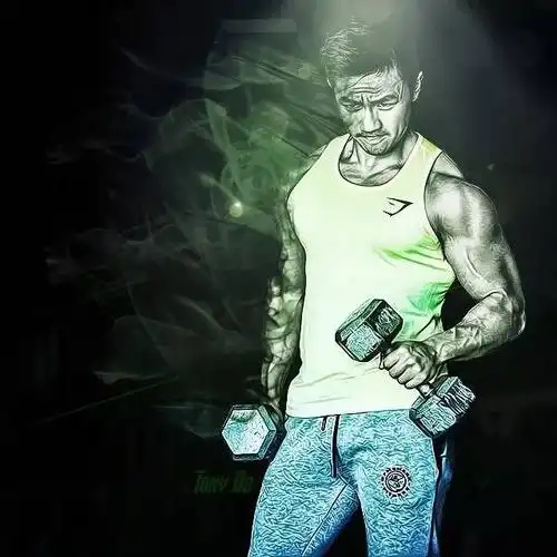 一组适合当微信头像的健身励志图