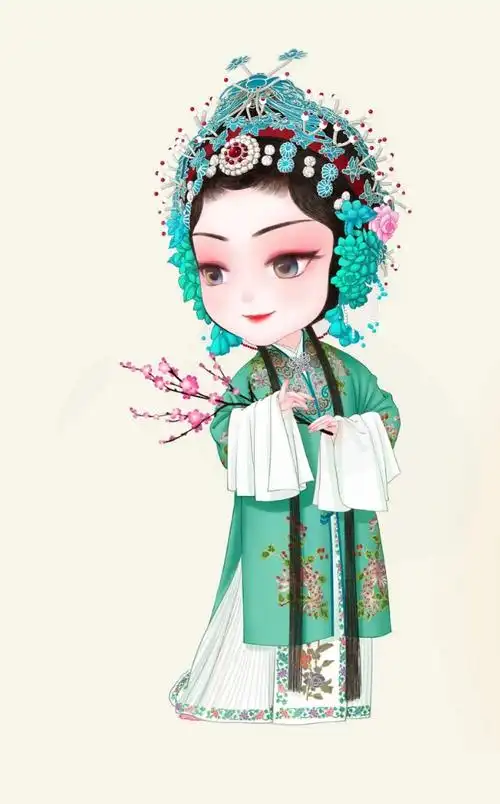 q版京剧人物粉墨登场,国粹卖起萌来,竟然也这么可爱