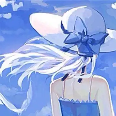 蓝色系动漫女头个性蓝色系列女头动漫头像