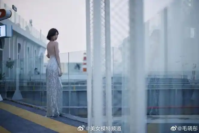 毛晓彤晒银色礼裙美照 流苏亮片包裹完美身形性感优雅