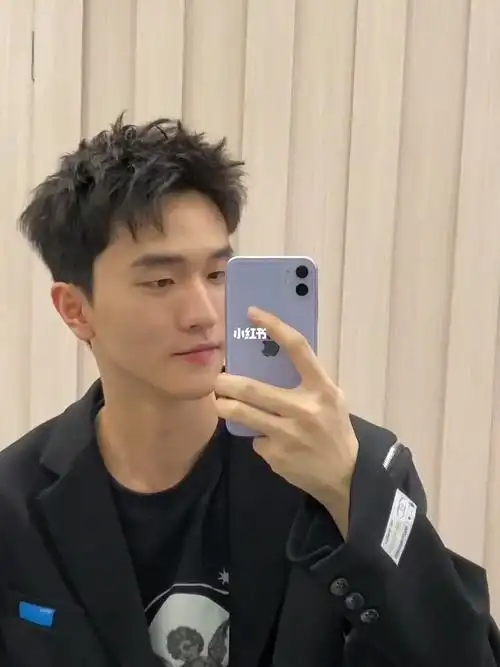 季可以尝试的发型前次微分发型7878男生发型设计男生碎三七钢夹烫