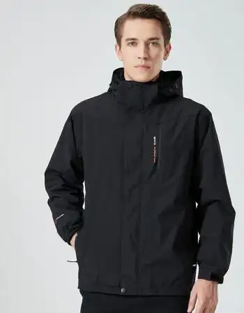 krxsjo冬季户外蜂冲锋衣男女三合一两件套可拆卸防风防水外套透气滑雪