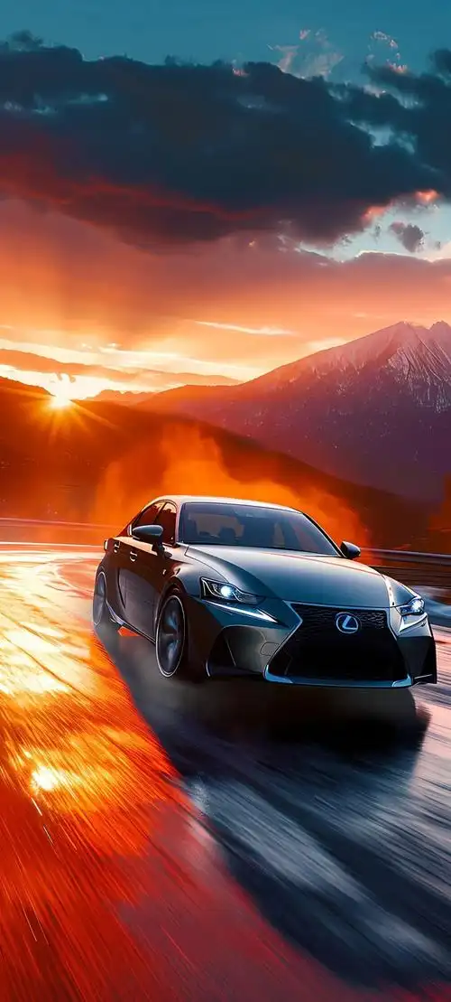 手机汽车壁纸飞驰一啸而过高清大图分享