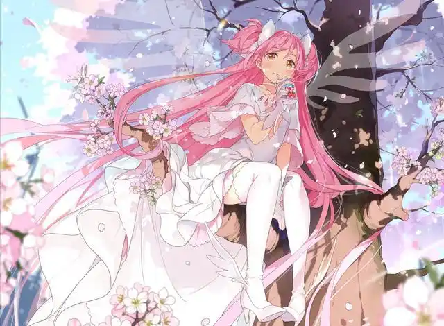 聪明伶俐,乖巧可爱鹿目圆插画分享,你心动了吗