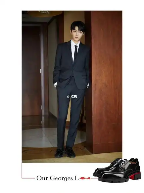 louboutin路铂廷品牌代言人王俊凯个性演绎our georges l男士皮鞋