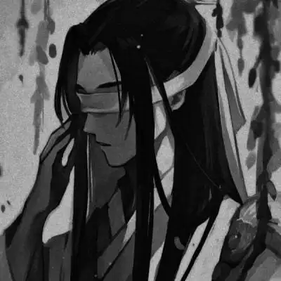 黑白古风动漫男头_卡通动漫头像_我要个性网