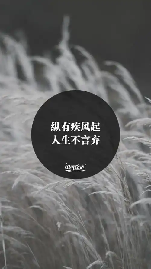 简单励志正能量的文字图片你必须暗自努力