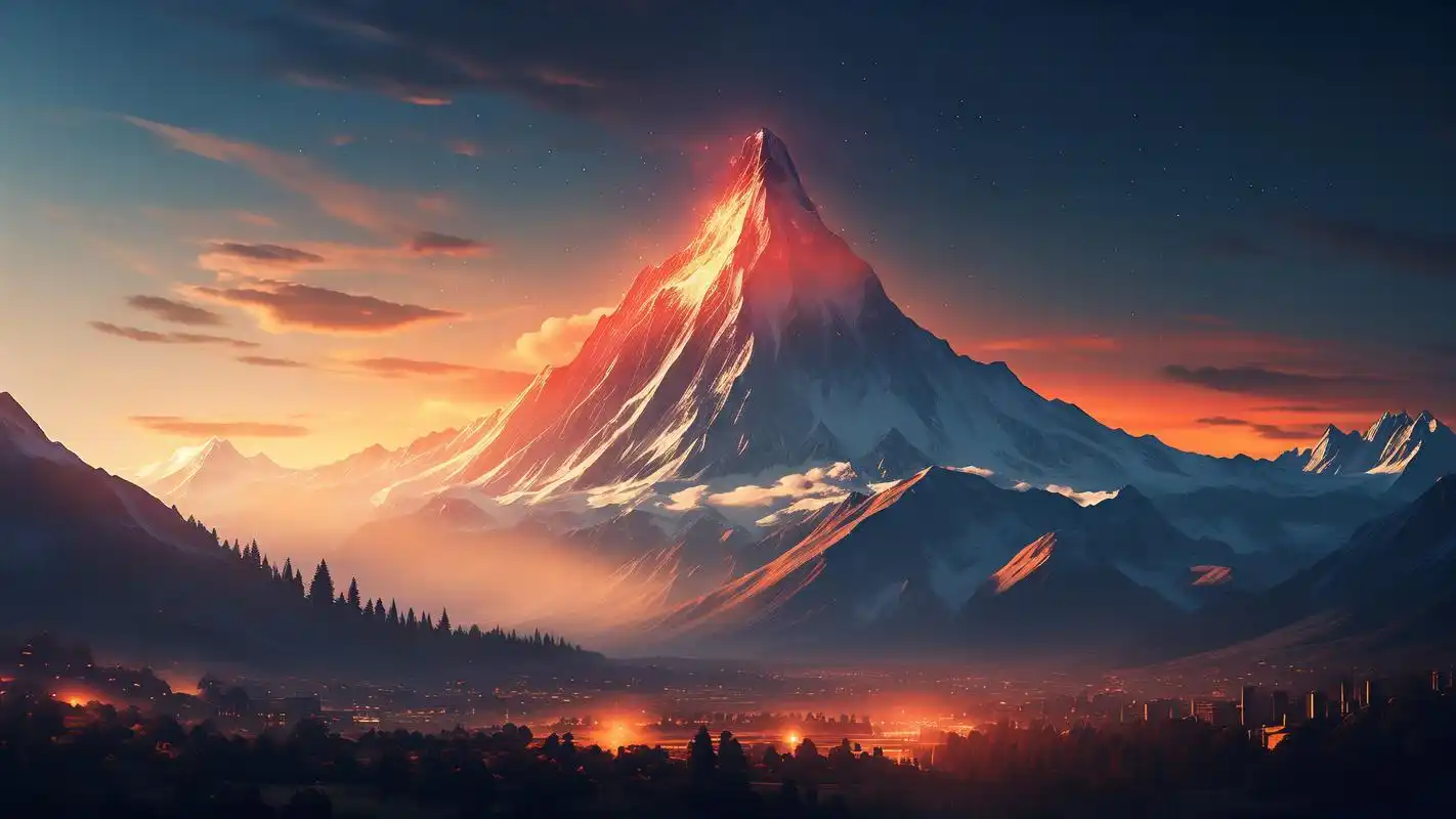 这组山峰壁纸真的太适合男生使用了,每一张都充满了力量与壮阔的感觉