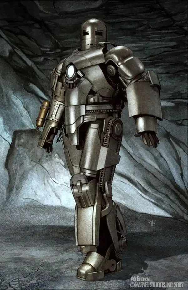 钢铁侠马克一号设计图赏钢铁侠从此诞生