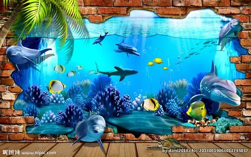 海底世界立体画图片
