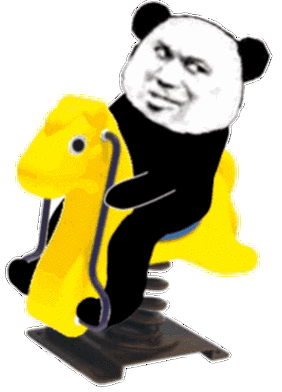 熊猫头摇摇椅动图椅动摇摇熊猫表情