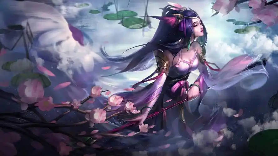 lol英雄联盟 风暴之怒 迦娜 janna 风女 玉剑传说 4k壁纸