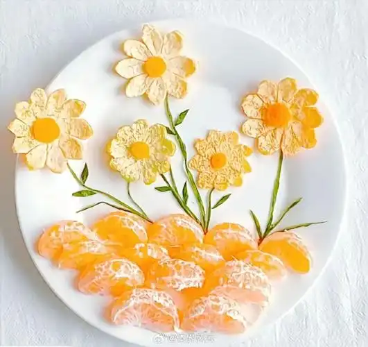 又到吃橘子的季节,来一份赏心悦目的花式摆盘#一年中最冷的时候来了