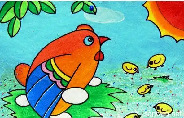 8岁儿童水彩画获奖作品