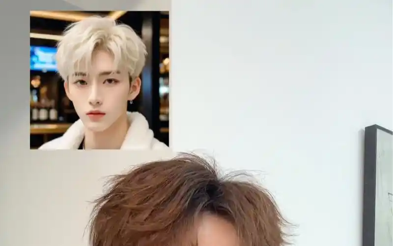 韩式括号刘海夹板造型#男生发型 #括号刘海 #换个发型换个人